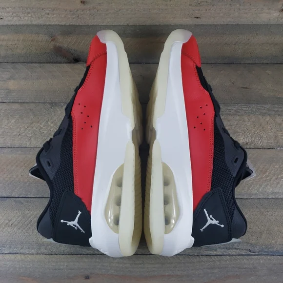 Nike Jordan Air 200E Men's Shoes Sneakers Black Chili Red NEW - Picture 7 of 11